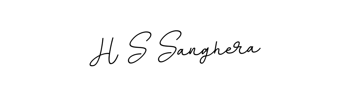 Design your own signature with our free online signature maker. With this signature software, you can create a handwritten (BallpointsItalic-DORy9) signature for name H S Sanghera. H S Sanghera signature style 11 images and pictures png