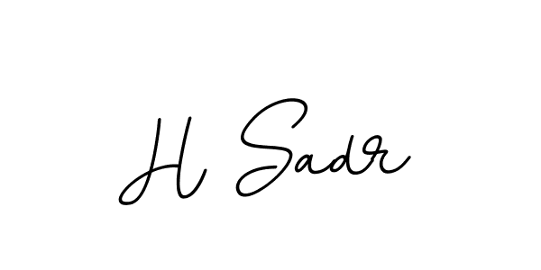 This is the best signature style for the H Sadr name. Also you like these signature font (BallpointsItalic-DORy9). Mix name signature. H Sadr signature style 11 images and pictures png