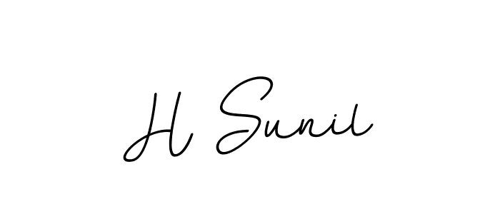 Similarly BallpointsItalic-DORy9 is the best handwritten signature design. Signature creator online .You can use it as an online autograph creator for name H Sunil. H Sunil signature style 11 images and pictures png