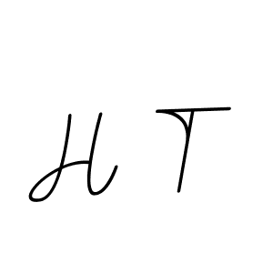 Use a signature maker to create a handwritten signature online. With this signature software, you can design (BallpointsItalic-DORy9) your own signature for name H T. H T signature style 11 images and pictures png