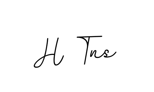 How to make H Tns name signature. Use BallpointsItalic-DORy9 style for creating short signs online. This is the latest handwritten sign. H Tns signature style 11 images and pictures png