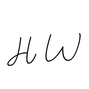 Check out images of Autograph of H W name. Actor H W Signature Style. BallpointsItalic-DORy9 is a professional sign style online. H W signature style 11 images and pictures png