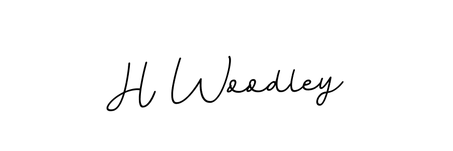 How to make H Woodley signature? BallpointsItalic-DORy9 is a professional autograph style. Create handwritten signature for H Woodley name. H Woodley signature style 11 images and pictures png