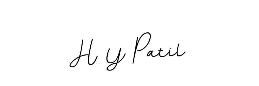 BallpointsItalic-DORy9 is a professional signature style that is perfect for those who want to add a touch of class to their signature. It is also a great choice for those who want to make their signature more unique. Get H Y Patil name to fancy signature for free. H Y Patil signature style 11 images and pictures png