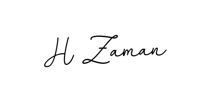 H Zaman stylish signature style. Best Handwritten Sign (BallpointsItalic-DORy9) for my name. Handwritten Signature Collection Ideas for my name H Zaman. H Zaman signature style 11 images and pictures png