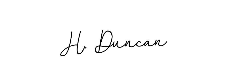 This is the best signature style for the H. Duncan name. Also you like these signature font (BallpointsItalic-DORy9). Mix name signature. H. Duncan signature style 11 images and pictures png