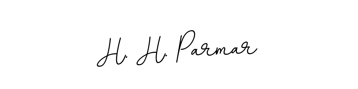 H. H. Parmar stylish signature style. Best Handwritten Sign (BallpointsItalic-DORy9) for my name. Handwritten Signature Collection Ideas for my name H. H. Parmar. H. H. Parmar signature style 11 images and pictures png