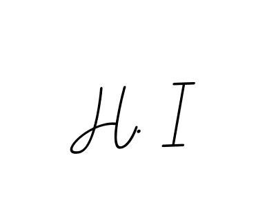 It looks lik you need a new signature style for name H. I. Design unique handwritten (BallpointsItalic-DORy9) signature with our free signature maker in just a few clicks. H. I signature style 11 images and pictures png