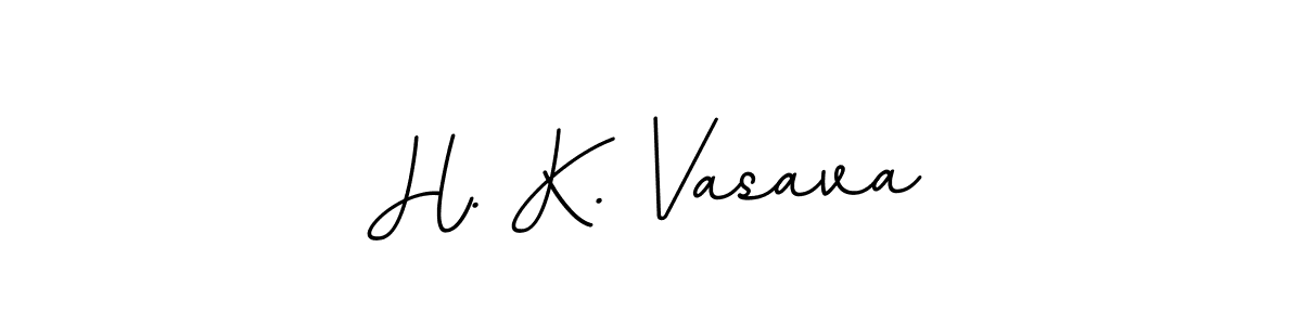 How to make H. K. Vasava signature? BallpointsItalic-DORy9 is a professional autograph style. Create handwritten signature for H. K. Vasava name. H. K. Vasava signature style 11 images and pictures png