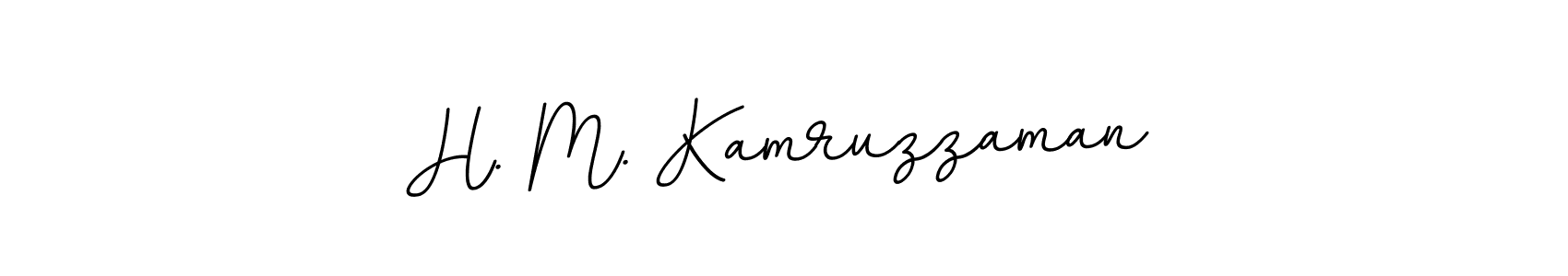 H. M. Kamruzzaman stylish signature style. Best Handwritten Sign (BallpointsItalic-DORy9) for my name. Handwritten Signature Collection Ideas for my name H. M. Kamruzzaman. H. M. Kamruzzaman signature style 11 images and pictures png