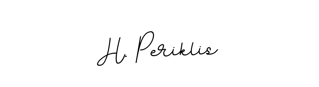 Similarly BallpointsItalic-DORy9 is the best handwritten signature design. Signature creator online .You can use it as an online autograph creator for name H. Periklis. H. Periklis signature style 11 images and pictures png