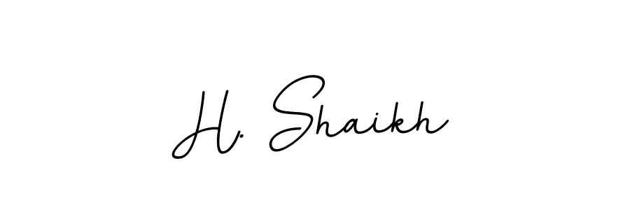 H. Shaikh stylish signature style. Best Handwritten Sign (BallpointsItalic-DORy9) for my name. Handwritten Signature Collection Ideas for my name H. Shaikh. H. Shaikh signature style 11 images and pictures png