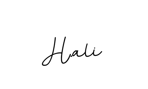 The best way (BallpointsItalic-DORy9) to make a short signature is to pick only two or three words in your name. The name H.ali include a total of six letters. For converting this name. H.ali signature style 11 images and pictures png