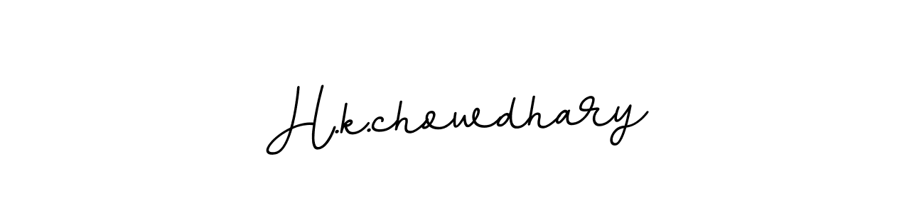 Design your own signature with our free online signature maker. With this signature software, you can create a handwritten (BallpointsItalic-DORy9) signature for name H.k.chowdhary. H.k.chowdhary signature style 11 images and pictures png