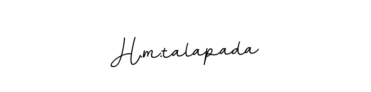 It looks lik you need a new signature style for name H.m.talapada. Design unique handwritten (BallpointsItalic-DORy9) signature with our free signature maker in just a few clicks. H.m.talapada signature style 11 images and pictures png