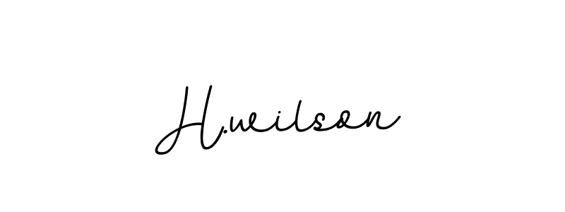 if you are searching for the best signature style for your name H.wilson. so please give up your signature search. here we have designed multiple signature styles  using BallpointsItalic-DORy9. H.wilson signature style 11 images and pictures png