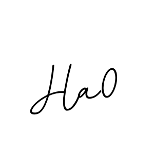 Use a signature maker to create a handwritten signature online. With this signature software, you can design (BallpointsItalic-DORy9) your own signature for name Ha0. Ha0 signature style 11 images and pictures png