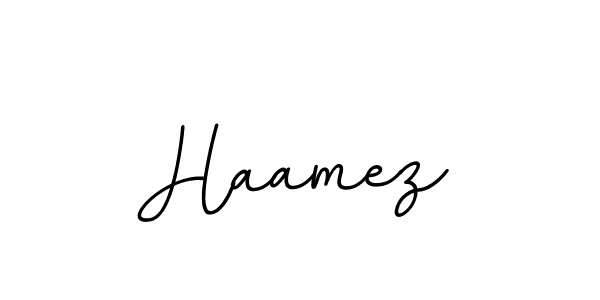 Design your own signature with our free online signature maker. With this signature software, you can create a handwritten (BallpointsItalic-DORy9) signature for name Haamez. Haamez signature style 11 images and pictures png