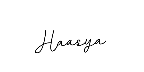 You should practise on your own different ways (BallpointsItalic-DORy9) to write your name (Haasya) in signature. don't let someone else do it for you. Haasya signature style 11 images and pictures png