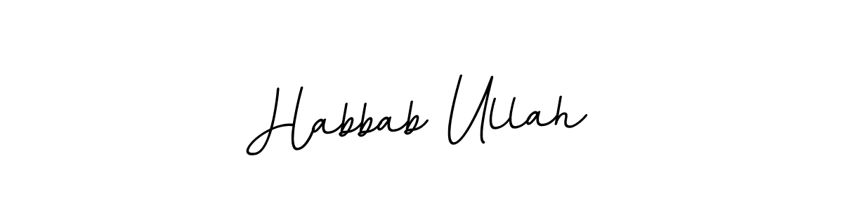 How to make Habbab Ullah signature? BallpointsItalic-DORy9 is a professional autograph style. Create handwritten signature for Habbab Ullah name. Habbab Ullah signature style 11 images and pictures png