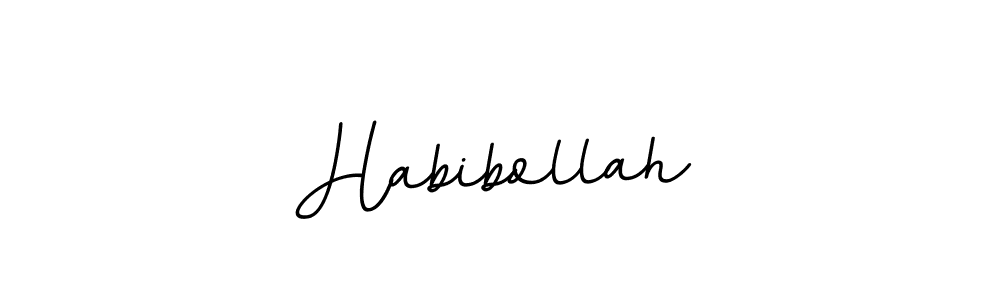 Also we have Habibollah name is the best signature style. Create professional handwritten signature collection using BallpointsItalic-DORy9 autograph style. Habibollah signature style 11 images and pictures png