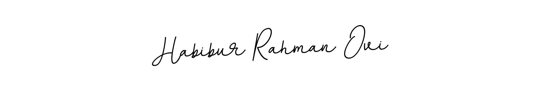 Design your own signature with our free online signature maker. With this signature software, you can create a handwritten (BallpointsItalic-DORy9) signature for name Habibur Rahman Ovi. Habibur Rahman Ovi signature style 11 images and pictures png