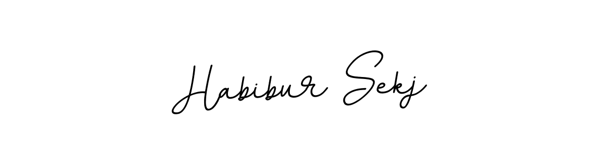 Create a beautiful signature design for name Habibur Sekj. With this signature (BallpointsItalic-DORy9) fonts, you can make a handwritten signature for free. Habibur Sekj signature style 11 images and pictures png
