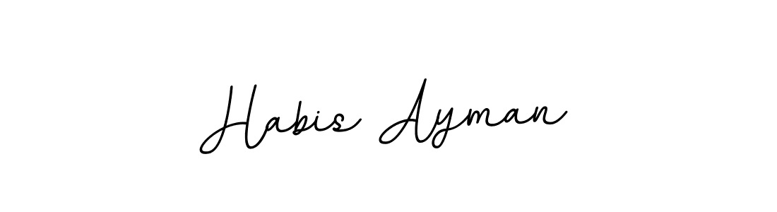 This is the best signature style for the Habis Ayman name. Also you like these signature font (BallpointsItalic-DORy9). Mix name signature. Habis Ayman signature style 11 images and pictures png