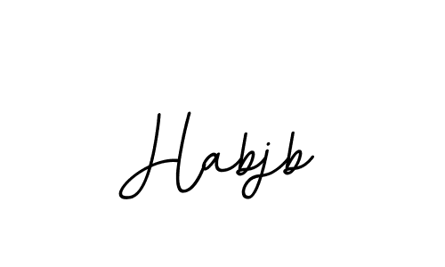 Habjb stylish signature style. Best Handwritten Sign (BallpointsItalic-DORy9) for my name. Handwritten Signature Collection Ideas for my name Habjb. Habjb signature style 11 images and pictures png