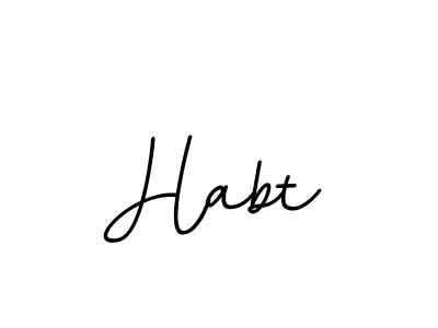 Make a beautiful signature design for name Habt. With this signature (BallpointsItalic-DORy9) style, you can create a handwritten signature for free. Habt signature style 11 images and pictures png