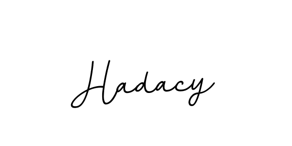 How to make Hadacy name signature. Use BallpointsItalic-DORy9 style for creating short signs online. This is the latest handwritten sign. Hadacy signature style 11 images and pictures png