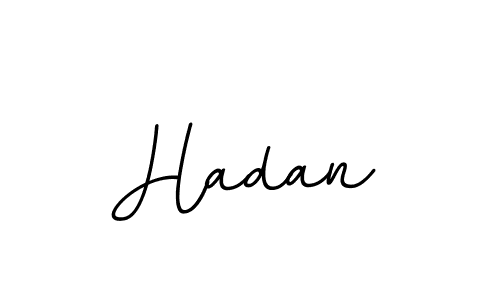 You should practise on your own different ways (BallpointsItalic-DORy9) to write your name (Hadan) in signature. don't let someone else do it for you. Hadan signature style 11 images and pictures png
