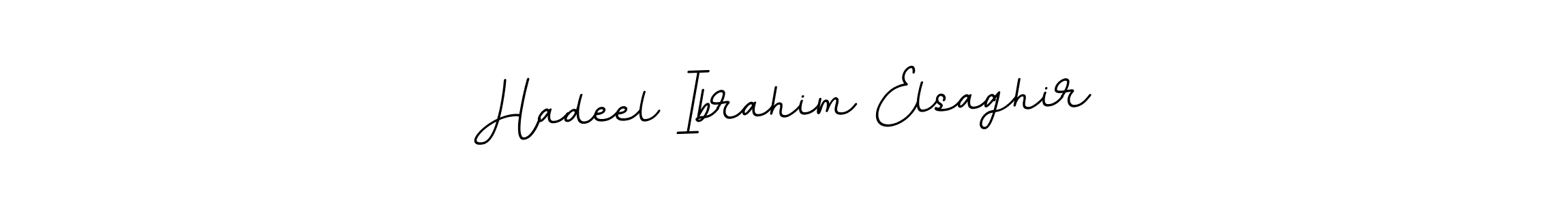 This is the best signature style for the Hadeel Ibrahim Elsaghir name. Also you like these signature font (BallpointsItalic-DORy9). Mix name signature. Hadeel Ibrahim Elsaghir signature style 11 images and pictures png