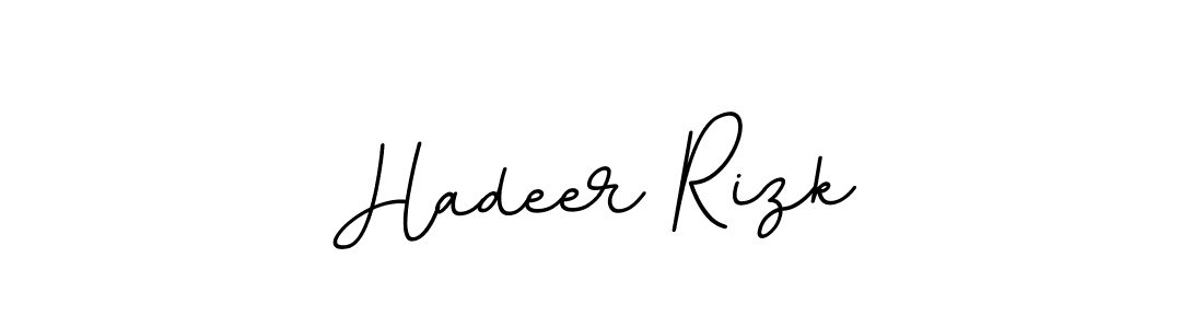 Use a signature maker to create a handwritten signature online. With this signature software, you can design (BallpointsItalic-DORy9) your own signature for name Hadeer Rizk. Hadeer Rizk signature style 11 images and pictures png