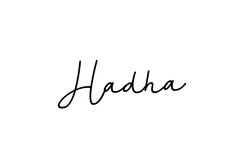 Make a beautiful signature design for name Hadha. With this signature (BallpointsItalic-DORy9) style, you can create a handwritten signature for free. Hadha signature style 11 images and pictures png