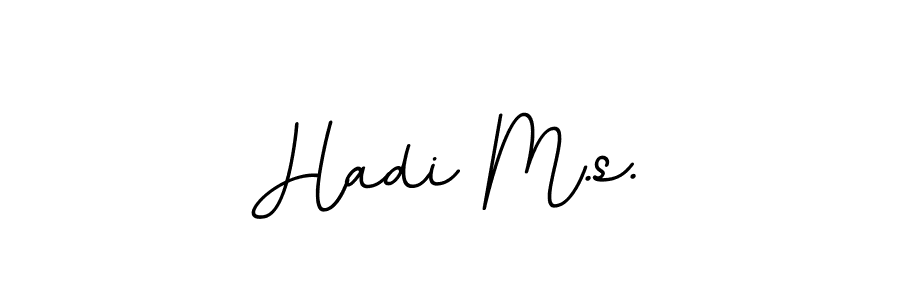 BallpointsItalic-DORy9 is a professional signature style that is perfect for those who want to add a touch of class to their signature. It is also a great choice for those who want to make their signature more unique. Get Hadi M.s. name to fancy signature for free. Hadi M.s. signature style 11 images and pictures png