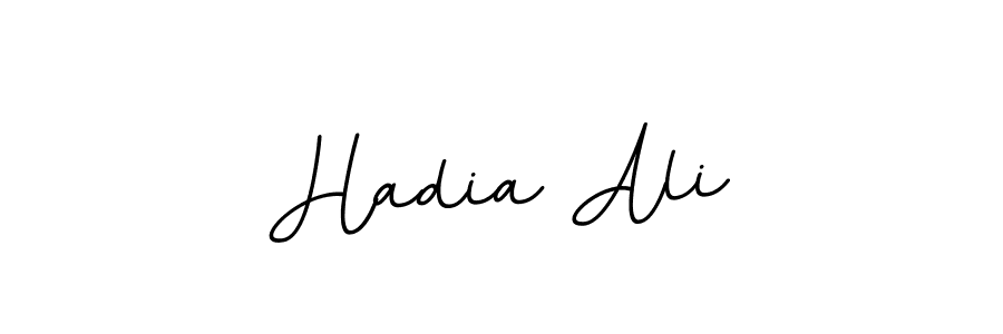 It looks lik you need a new signature style for name Hadia Ali. Design unique handwritten (BallpointsItalic-DORy9) signature with our free signature maker in just a few clicks. Hadia Ali signature style 11 images and pictures png