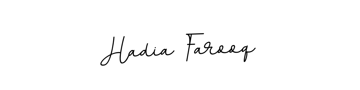 Hadia Farooq stylish signature style. Best Handwritten Sign (BallpointsItalic-DORy9) for my name. Handwritten Signature Collection Ideas for my name Hadia Farooq. Hadia Farooq signature style 11 images and pictures png