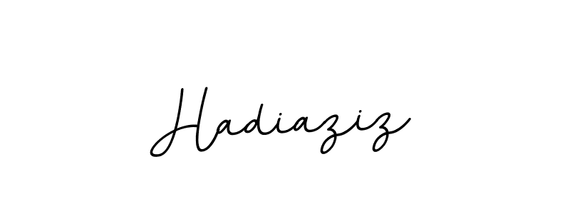 Make a beautiful signature design for name Hadiaziz. With this signature (BallpointsItalic-DORy9) style, you can create a handwritten signature for free. Hadiaziz signature style 11 images and pictures png