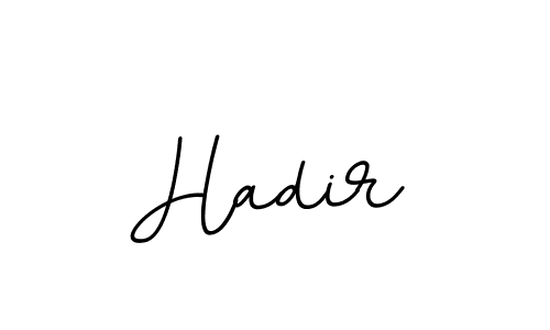 Create a beautiful signature design for name Hadir. With this signature (BallpointsItalic-DORy9) fonts, you can make a handwritten signature for free. Hadir signature style 11 images and pictures png