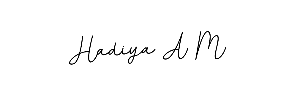 How to make Hadiya A M signature? BallpointsItalic-DORy9 is a professional autograph style. Create handwritten signature for Hadiya A M name. Hadiya A M signature style 11 images and pictures png
