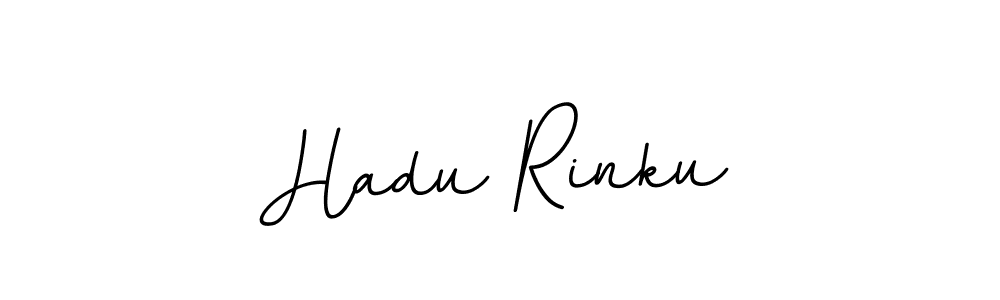 Make a beautiful signature design for name Hadu Rinku. With this signature (BallpointsItalic-DORy9) style, you can create a handwritten signature for free. Hadu Rinku signature style 11 images and pictures png