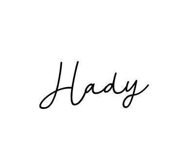 Use a signature maker to create a handwritten signature online. With this signature software, you can design (BallpointsItalic-DORy9) your own signature for name Hady. Hady signature style 11 images and pictures png