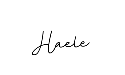 Haele stylish signature style. Best Handwritten Sign (BallpointsItalic-DORy9) for my name. Handwritten Signature Collection Ideas for my name Haele. Haele signature style 11 images and pictures png