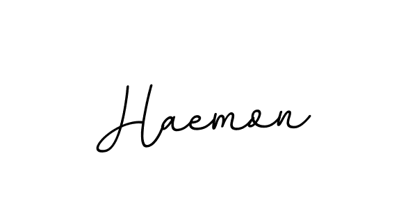 How to make Haemon name signature. Use BallpointsItalic-DORy9 style for creating short signs online. This is the latest handwritten sign. Haemon signature style 11 images and pictures png