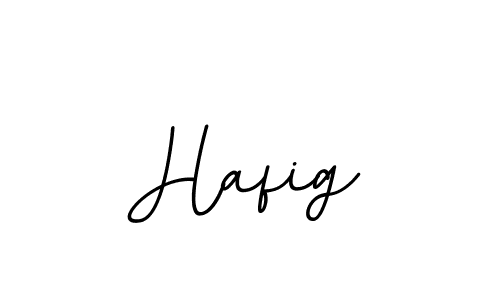 Create a beautiful signature design for name Hafig. With this signature (BallpointsItalic-DORy9) fonts, you can make a handwritten signature for free. Hafig signature style 11 images and pictures png