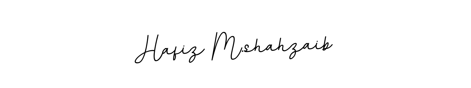 Use a signature maker to create a handwritten signature online. With this signature software, you can design (BallpointsItalic-DORy9) your own signature for name Hafiz M.shahzaib. Hafiz M.shahzaib signature style 11 images and pictures png