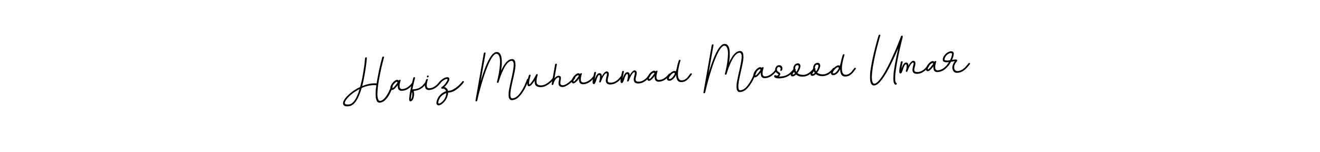 Design your own signature with our free online signature maker. With this signature software, you can create a handwritten (BallpointsItalic-DORy9) signature for name Hafiz Muhammad Masood Umar. Hafiz Muhammad Masood Umar signature style 11 images and pictures png