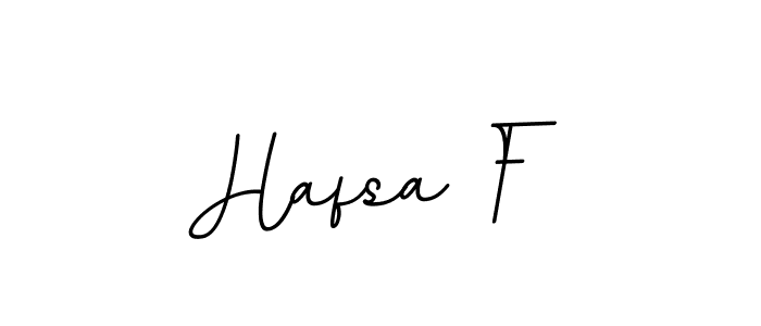 Design your own signature with our free online signature maker. With this signature software, you can create a handwritten (BallpointsItalic-DORy9) signature for name Hafsa F. Hafsa F signature style 11 images and pictures png