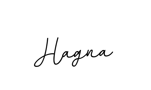 Create a beautiful signature design for name Hagna. With this signature (BallpointsItalic-DORy9) fonts, you can make a handwritten signature for free. Hagna signature style 11 images and pictures png